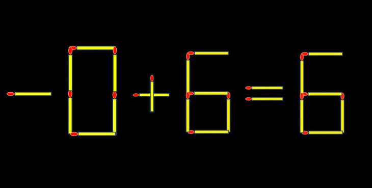 Thử tài IQ: Di chuyển một que diêm để 8+6=6 thành phép tính đúng - Ảnh 3.