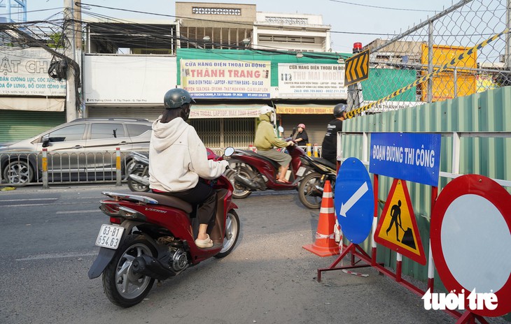 Sáng 17-9: Đường Trường Chinh, Tân Kỳ Tân Quý thông thoáng ngày thứ hai rào đường thi công metro - Ảnh 3.