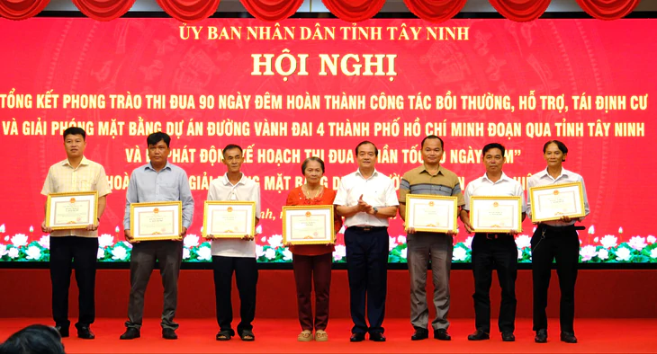 90 ngày thi đua, Tây Ninh đã có 93% mặt bằng đường vành đai 4 TP.HCM - Ảnh 4.