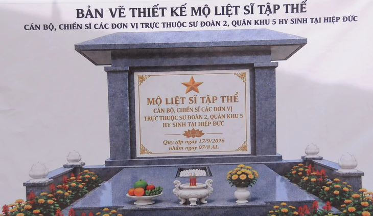 Thiêng liêng lễ an táng 17 liệt sĩ Sư đoàn 2 : Máu đào các anh thấm sâu vào lòng đất, cho Tổ quốc được nở hoa - Ảnh 1.