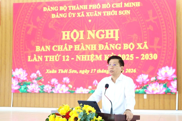 Xuân Thới Sơn tập trung hoàn thành giải phóng mặt bằng dự án nâng cấp quốc lộ 22 - Ảnh 2.
