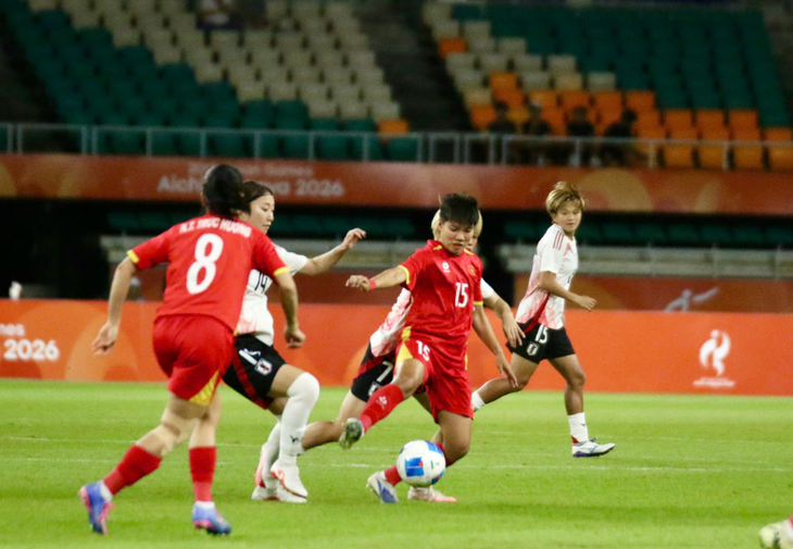Tuyển nữ Việt Nam thua Nhật Bản 0-8 tại Asiad 20 - Ảnh 1.