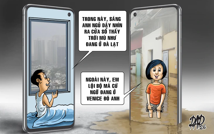 Mùa hồng Đà Lạt đã về, trái vàng ươm từ phố ra tận ngoại ô - Ảnh 9.