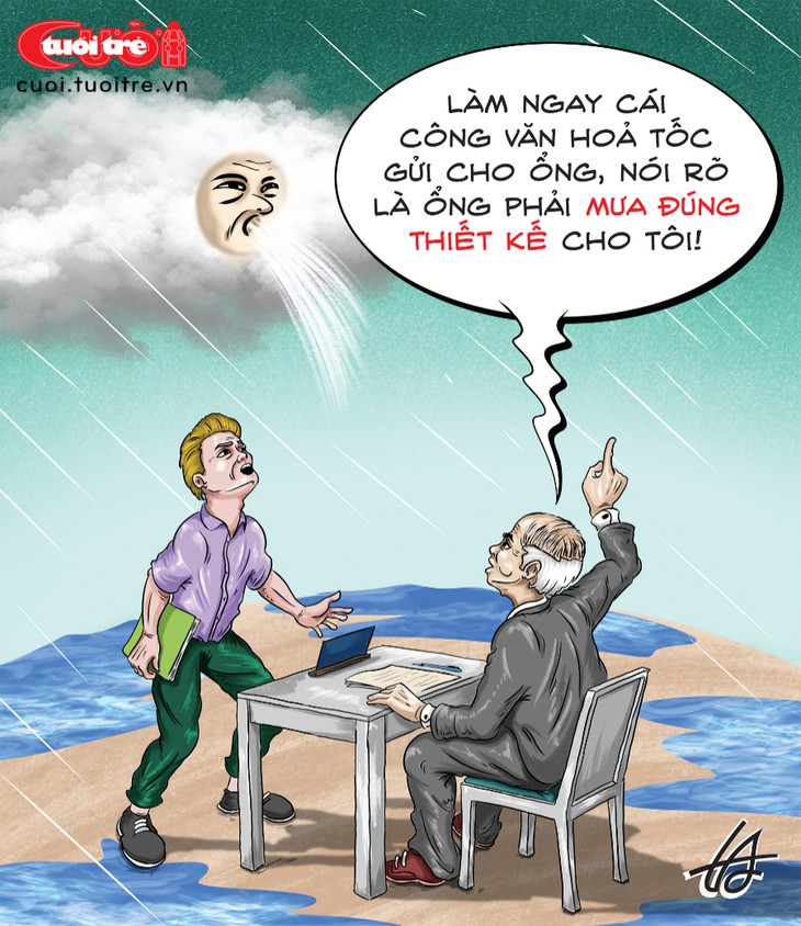 Nhờ ông Trời mưa 'đúng thiết kế' - Ảnh 1.