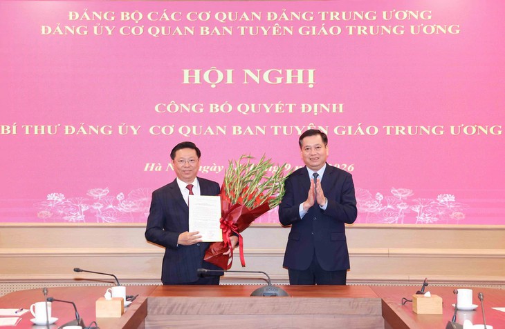 Ông Trần Thanh Lâm giữ chức Bí thư Đảng uỷ cơ quan Ban Tuyên giáo Trung ương - Ảnh 1.