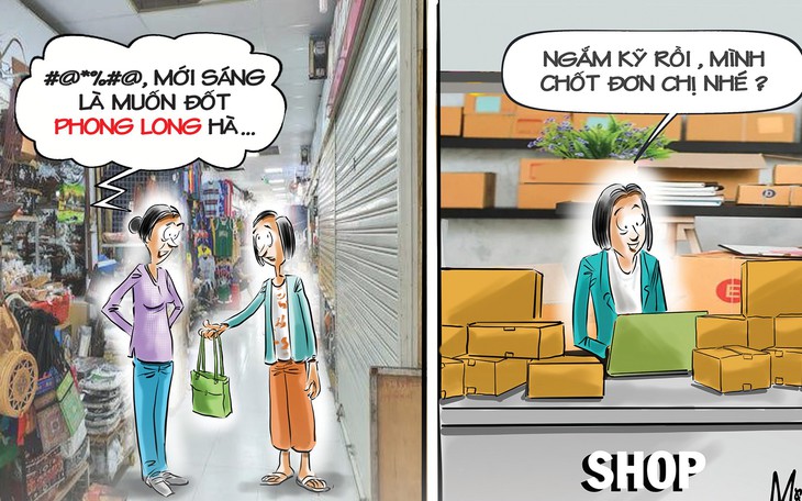 Chợ truyền thống giữa vòng vây 'chốt đơn' - Ảnh 2.