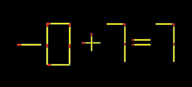 Thử tài IQ: Di chuyển một que diêm để 8+7=7 thành phép tính đúng - Ảnh 1.