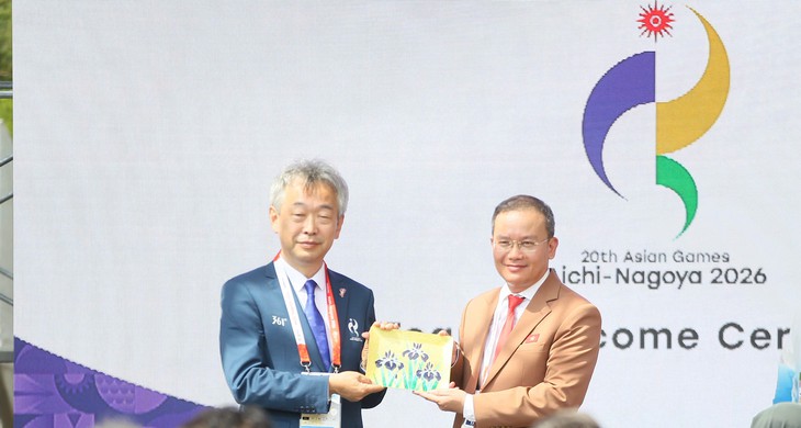 Đoàn thể thao Việt Nam tham dự Lễ thượng cờ, sẵn sàng cho Asiad 20 - Ảnh 3.