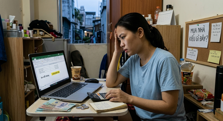 Lương gần 20 triệu ở TP.HCM vẫn chỉ dư 3.8 triệu: Người trẻ đặt câu hỏi 'Mua nhà kiểu gì đây?' - Ảnh 1.