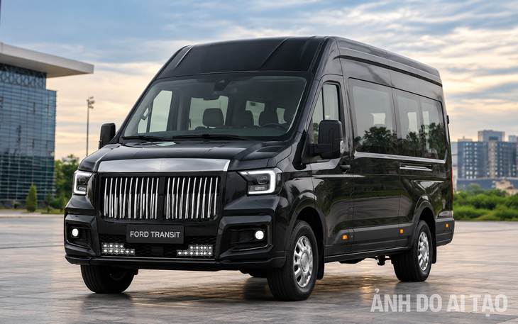 Lộ Ford Transit lạ ở Việt Nam: Đầu như Rolls-Royce, ghế thương gia cao cấp - Ảnh 2.