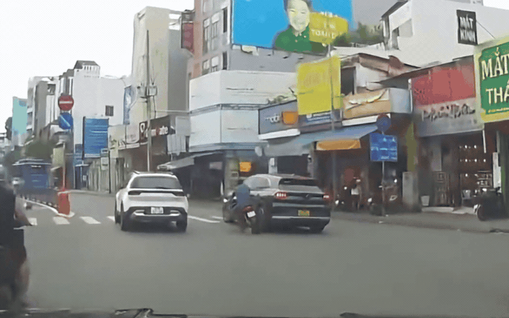 Bắt tạm giam tài xế ô tô hất văng 2 người đi xe máy ở Vũng Tàu rồi trốn khỏi hiện trường - Ảnh 3.