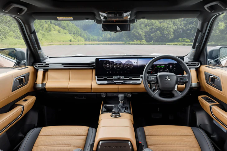Mitsubishi Pajero đời mới ra mắt: 2 màn lớn, máy dầu, có thể thêm hybrid, lắp ở gần Việt Nam - Ảnh 10.