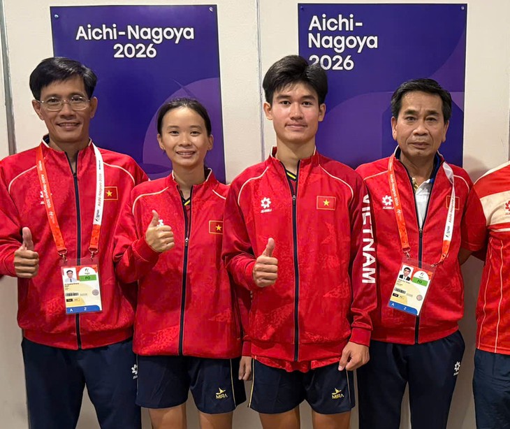Đôi VĐV teqball Việt Nam tiết lộ 'bí quyết' để giành huy chương đồng Asiad 20 - Ảnh 1.