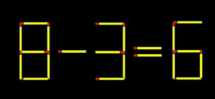 Thử tài IQ: Di chuyển một que diêm để 8+3=13 thành phép tính đúng - Ảnh 2.