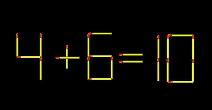 Thử tài IQ: Di chuyển một que diêm để 4+5=18 thành phép tính đúng - Ảnh 1.