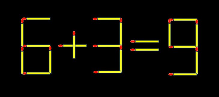 Thử tài IQ: Di chuyển một que diêm để 4+5=18 thành phép tính đúng - Ảnh 1.