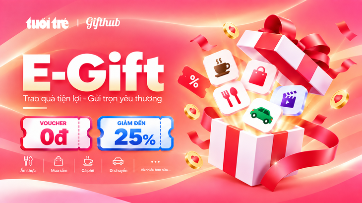Báo Tuổi Trẻ ra mắt E-Gift: Quên quà phút chót vẫn kịp gửi trong vài chạm - Ảnh 1.