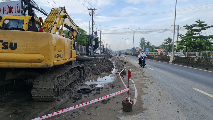 Nâng cấp hệ thống thoát nước trên quốc lộ 1 tại Đồng Tháp với hơn 10 tỉ Đồng - Ảnh 1.