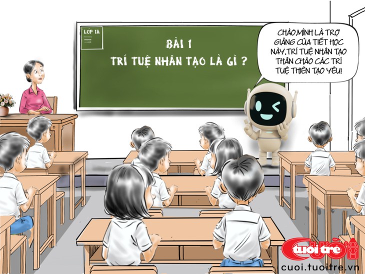 Khi AI vào lớp vỡ lòng - Ảnh 1.