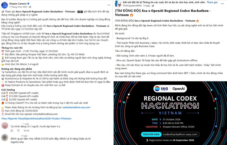 Sắp đóng cổng đăng ký Sea x OpenAI Codex Hackathon - Ảnh 4.