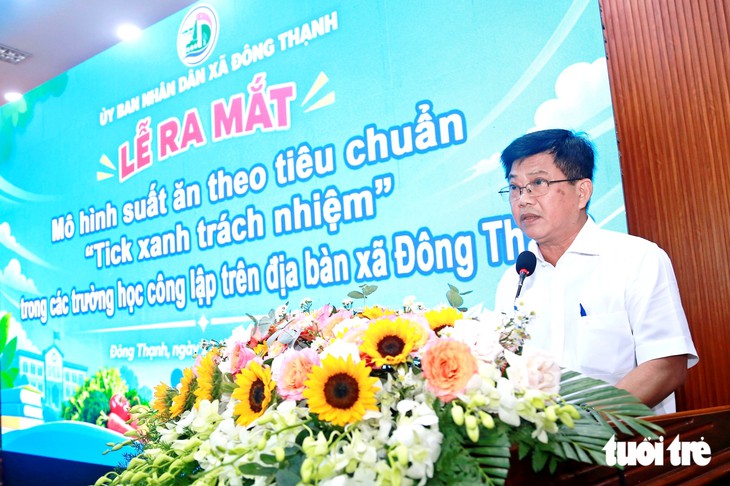 Đông Thạnh ra mắt mô hình suất ăn học đường có trách nhiệm và truy xuất nguồn gốc - Ảnh 2.