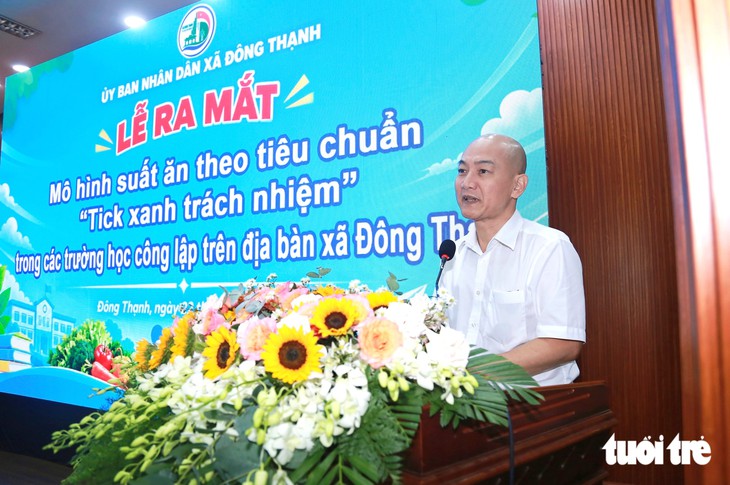 Đông Thạnh ra mắt mô hình suất ăn học đường có trách nhiệm và truy xuất nguồn gốc - Ảnh 3.