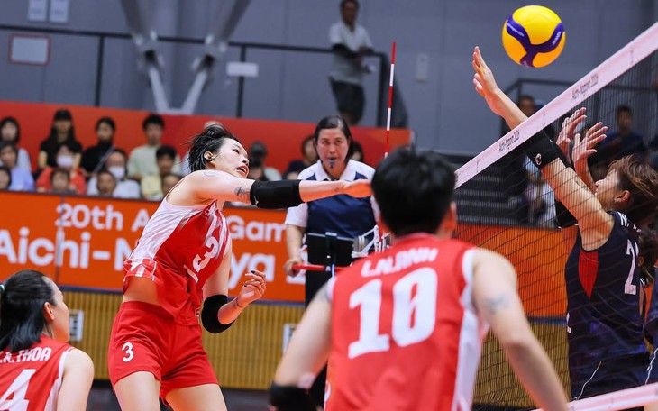 Tay đập 18 tuổi bóng chuyền nữ Việt Nam vượt trội tại Asiad 20 - Ảnh 2.
