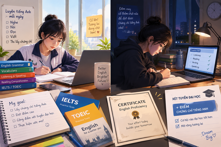 Chăm chỉ học tiếng Anh chỉ để cộng điểm tuyển đại học, nên không? - Ảnh 1.