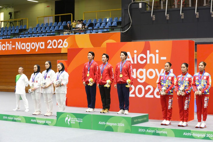 Trực tiếp ngày thi đấu 22-9 của Asiad 20: Wushu liên tiếp mang đến tin vui - Ảnh 1.
