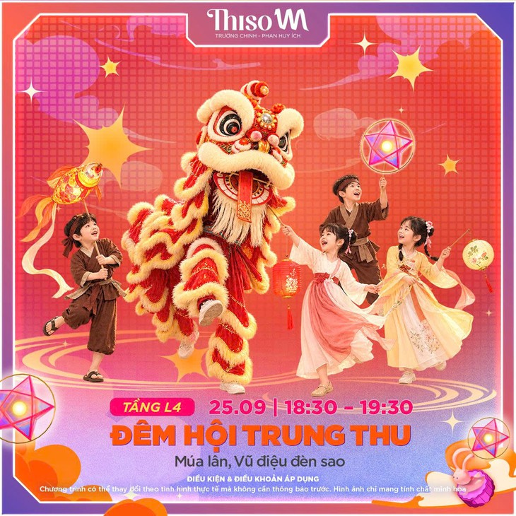 Thiso Mall Trường Chinh - Phan Huy Ích gợi ký ức Trung thu thập niên 90 - Ảnh 5.