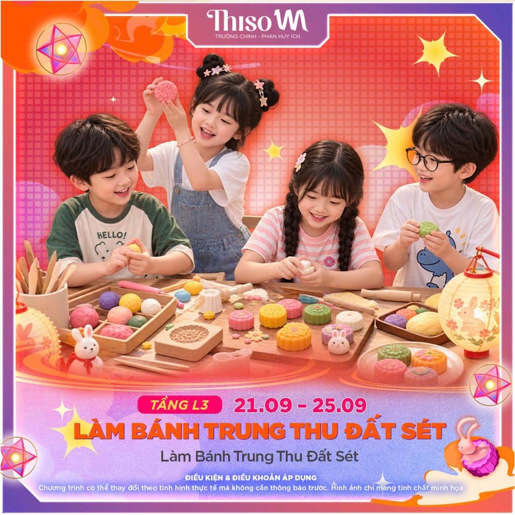 Thiso Mall Trường Chinh - Phan Huy Ích gợi ký ức Trung thu thập niên 90 - Ảnh 4.
