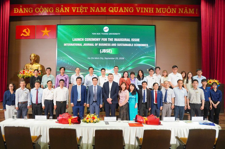 Trường đại học Tôn Đức Thắng ra mắt Tạp chí Quốc tế về Kinh doanh và Kinh tế bền vững 2026 - Ảnh 1.