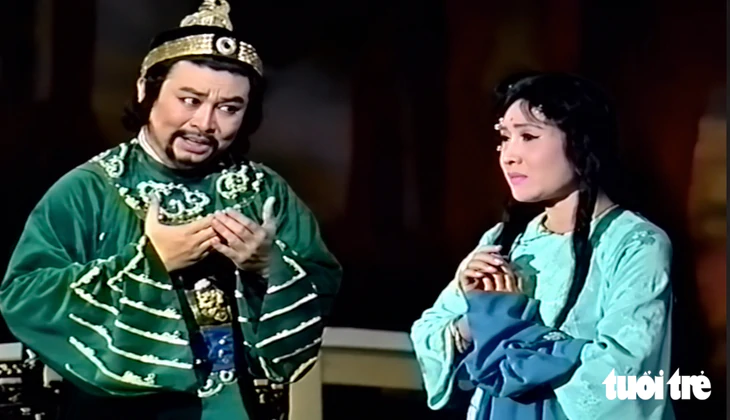 Quế Trân khóc khi xem ba Thanh Tòng diễn cùng nghệ sĩ Lệ Thủy trong Áo cưới trước cổng chùa - Ảnh 1.