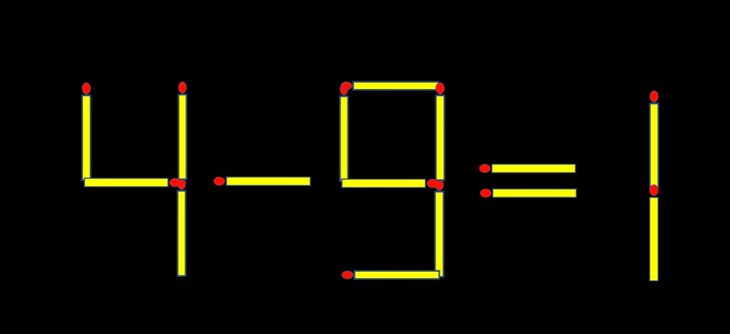 Thử tài IQ: Di chuyển một que diêm để 5+4=19 thành phép tính đúng - Ảnh 2.