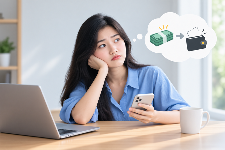 Lương vừa về, bao lâu thì bắt đầu thấy hết tiền? - Ảnh 1.