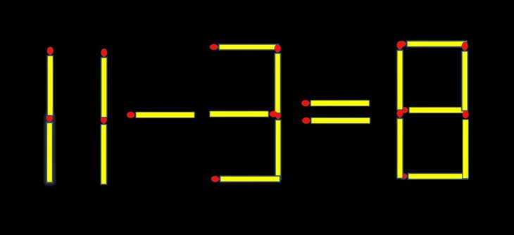 Thử tài IQ: Di chuyển một que diêm để 5+4=19 thành phép tính đúng - Ảnh 1.