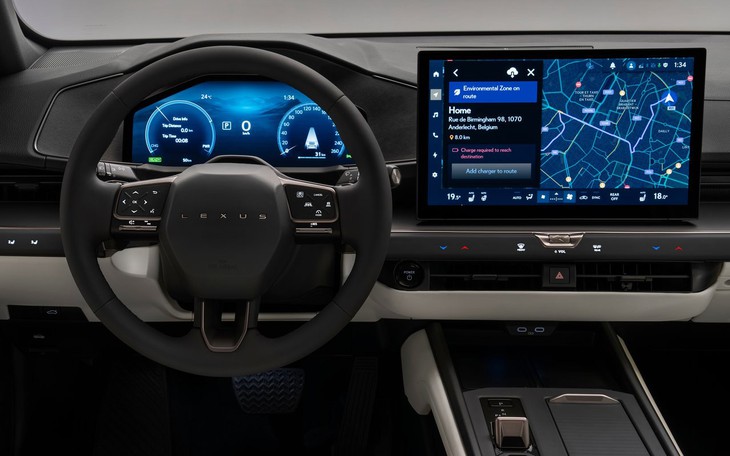 Xe điện Lexus đầu tiên ở Việt Nam lộ diện: Đầy pin chạy 440km, sạc nửa tiếng đi được hơn 350km - Ảnh 8.