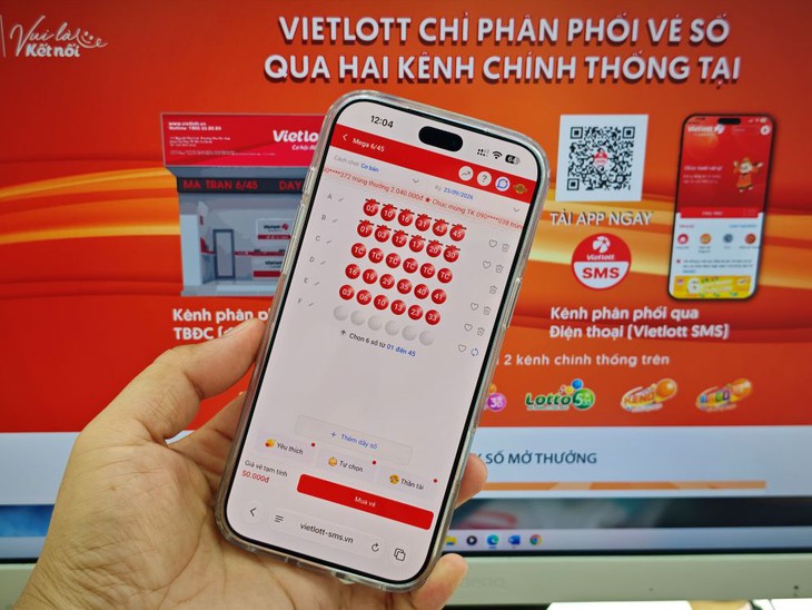 Jackpot xổ số Mega 6 / 45 vượt 96 tỉ đồng , người chơi hào hứng mua vé - Ảnh 3.