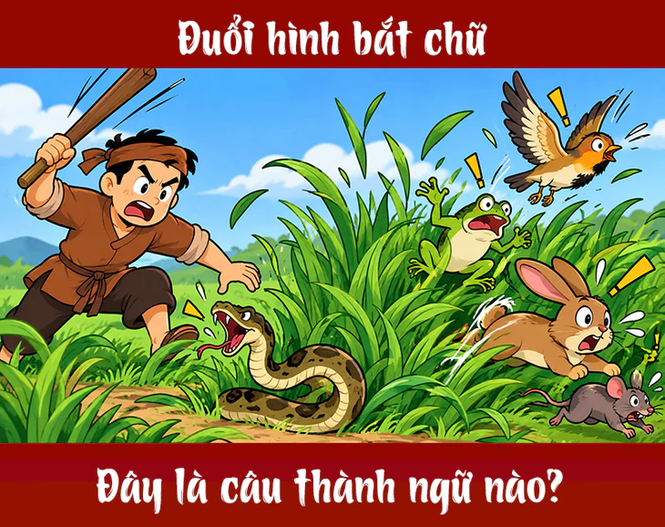 Thành ngữ quen thuộc này là gì? (P121) - Ảnh 1.