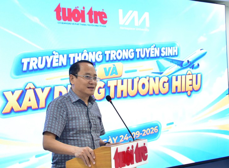 Học viện Hàng không Việt Nam tập huấn nâng cao năng lực truyền thông tại báo Tuổi Trẻ  - Ảnh 2.