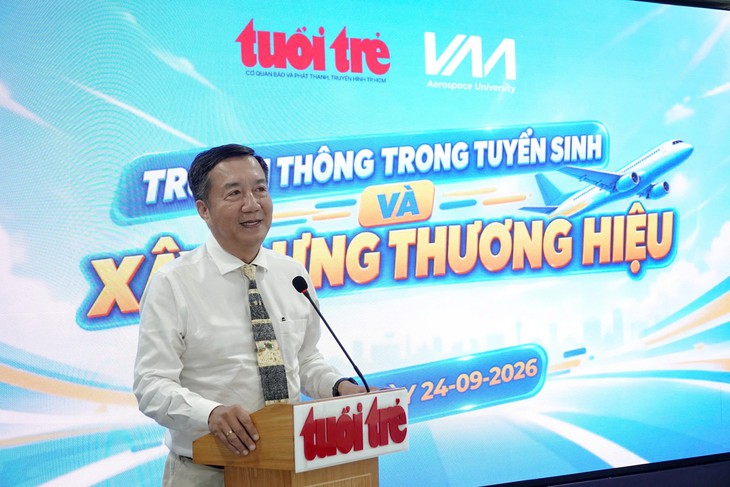 Học viện Hàng không Việt Nam tập huấn nâng cao năng lực truyền thông tại báo Tuổi Trẻ  - Ảnh 3.