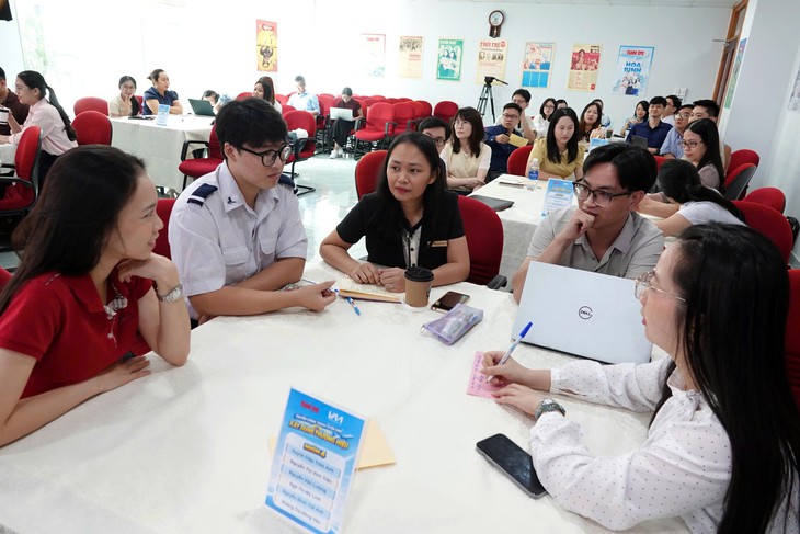 Học viện Hàng không Việt Nam tập huấn nâng cao năng lực truyền thông tại báo Tuổi Trẻ  - Ảnh 10.