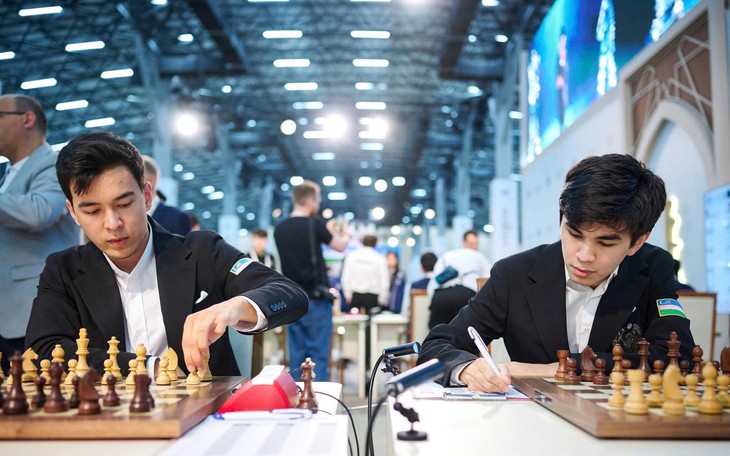 Ván 8 Olympiad cờ vua: Ngày thi đấu ấn tượng của tuyển Việt Nam - Ảnh 2.
