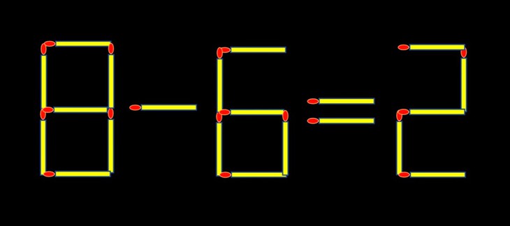 Thử tài IQ: Di chuyển một que diêm để 8+2=19 thành phép tính đúng - Ảnh 1.