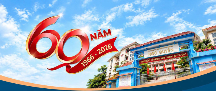Thư mời dự lễ kỷ niệm 60 năm thành lập Trường THPT Ngô Quyền - Ảnh 1.