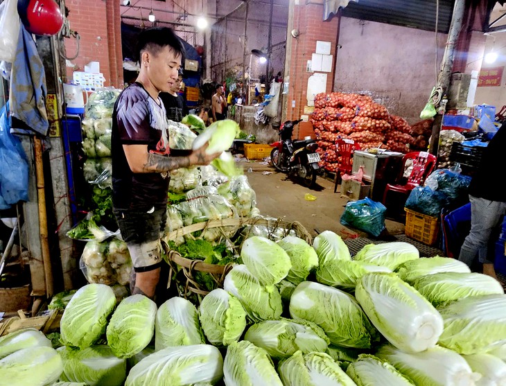 Vùng sản xuất bị ngập, sản lượng rau củ giảm mạnh, nhưng giá còn 'chấp nhận được' - Ảnh 1.