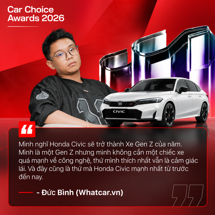 Dàn KOC ngành xe dự đoán Car Choice Awards 2026: Nhiều cái tên có thể gây bất ngờ - Ảnh 3.