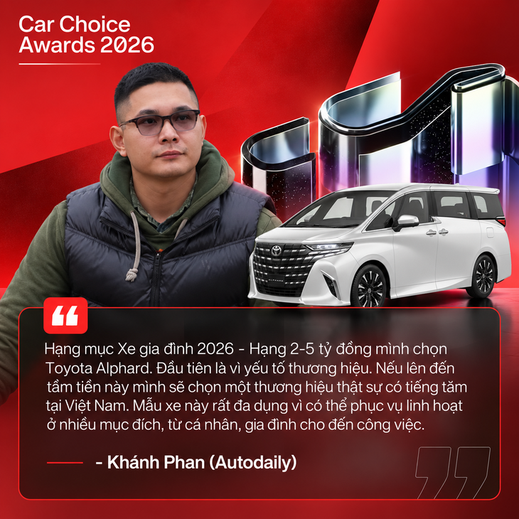 Dàn KOC ngành xe gọi tên loạt ‘ứng cử viên’ tại Car Choice Awards 2026: Bất ngờ từ xe Trung Quốc đến những ‘tượng đài’ cơ khí thuần chất! - Ảnh 4.