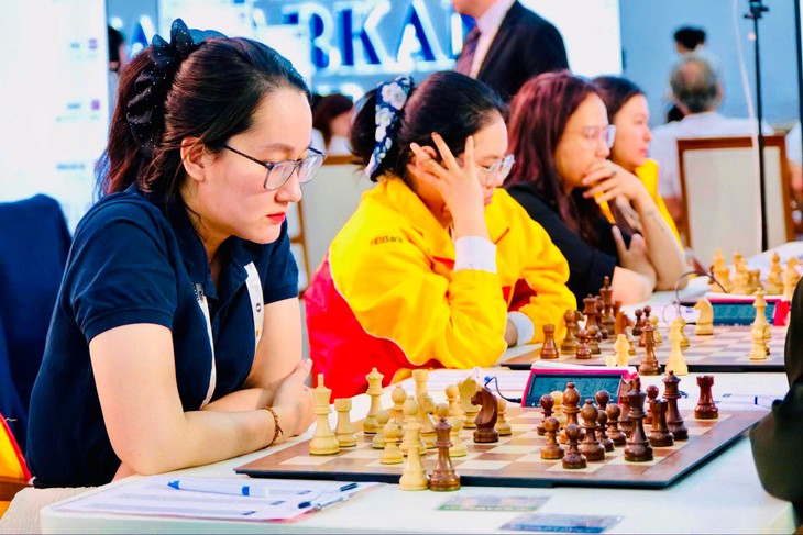 Ván 8 Olympiad cờ vua: Ngày thi đấu ấn tượng của tuyển Việt Nam - Ảnh 1.