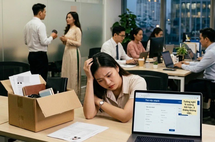 Nghỉ việc vì áp lực, đến lúc thất nghiệp mới thấm tìm việc ‘quằn’ ra sao - Ảnh 1.